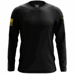 Basic - Black + Gold Long Sleeve Shirt