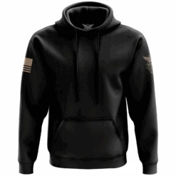 Basic - Black + Tan Hoodie