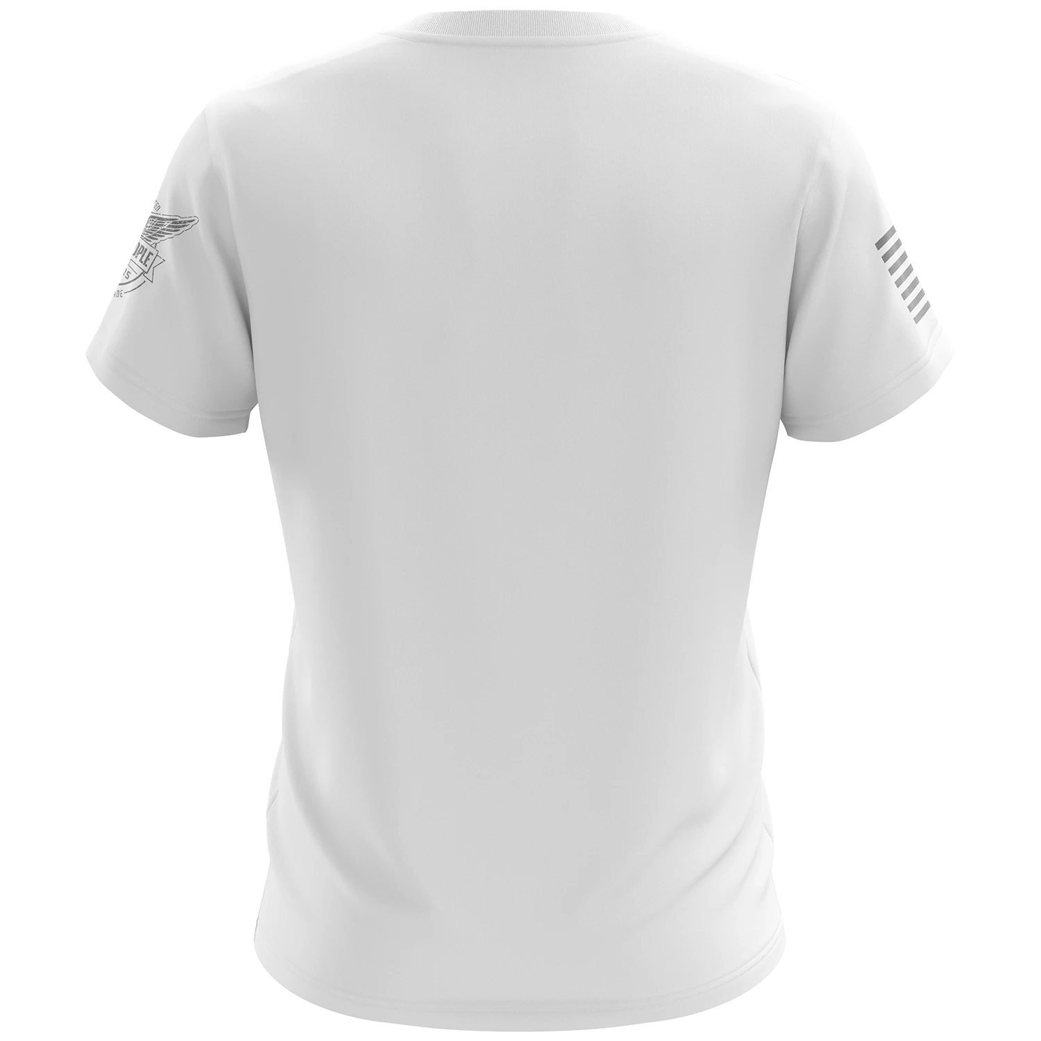 Basic - White + Gray Short Sleeve Shirt - Image 2