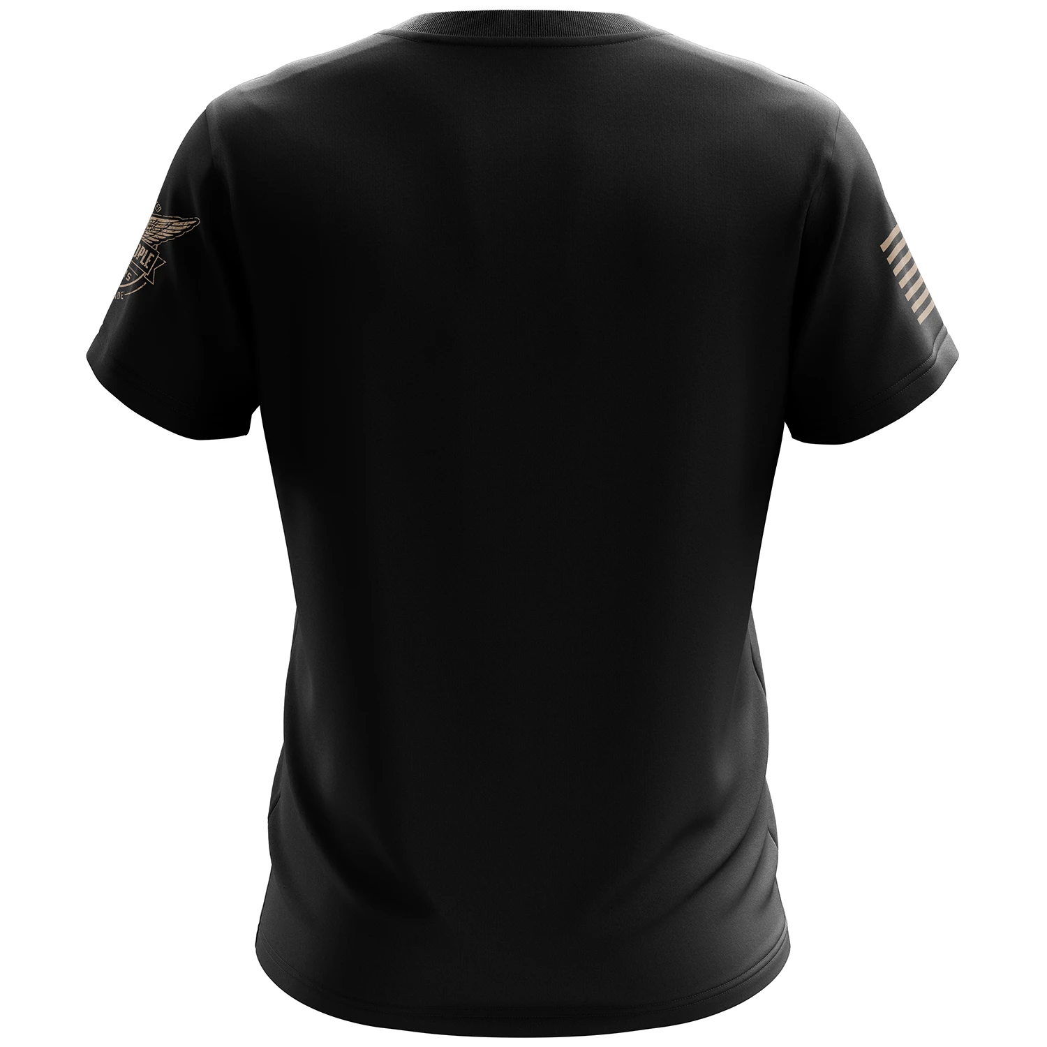 Basic - Black + Tan Short Sleeve Shirt - Image 2