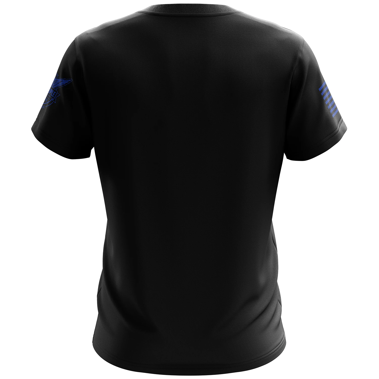 Basic - Black + Blue Short Sleeve Shirt - Image 2