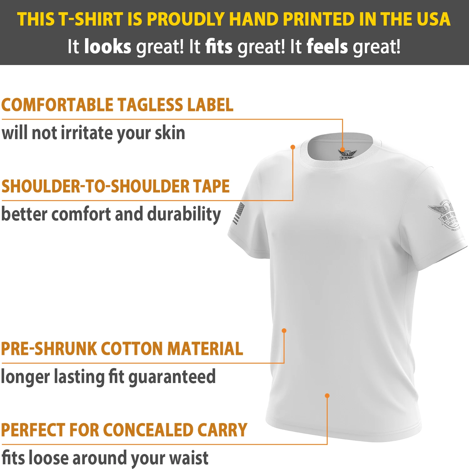 Basic - White + Gray Short Sleeve Shirt - Image 6