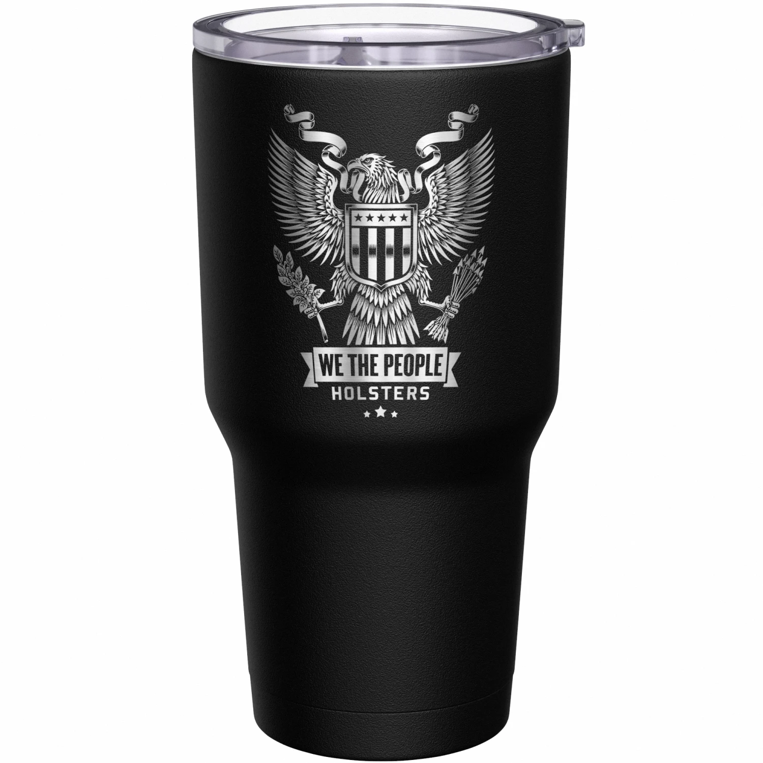 WTP Heraldic Eagle + American Flag Stainless Steel Tumbler - Image 2