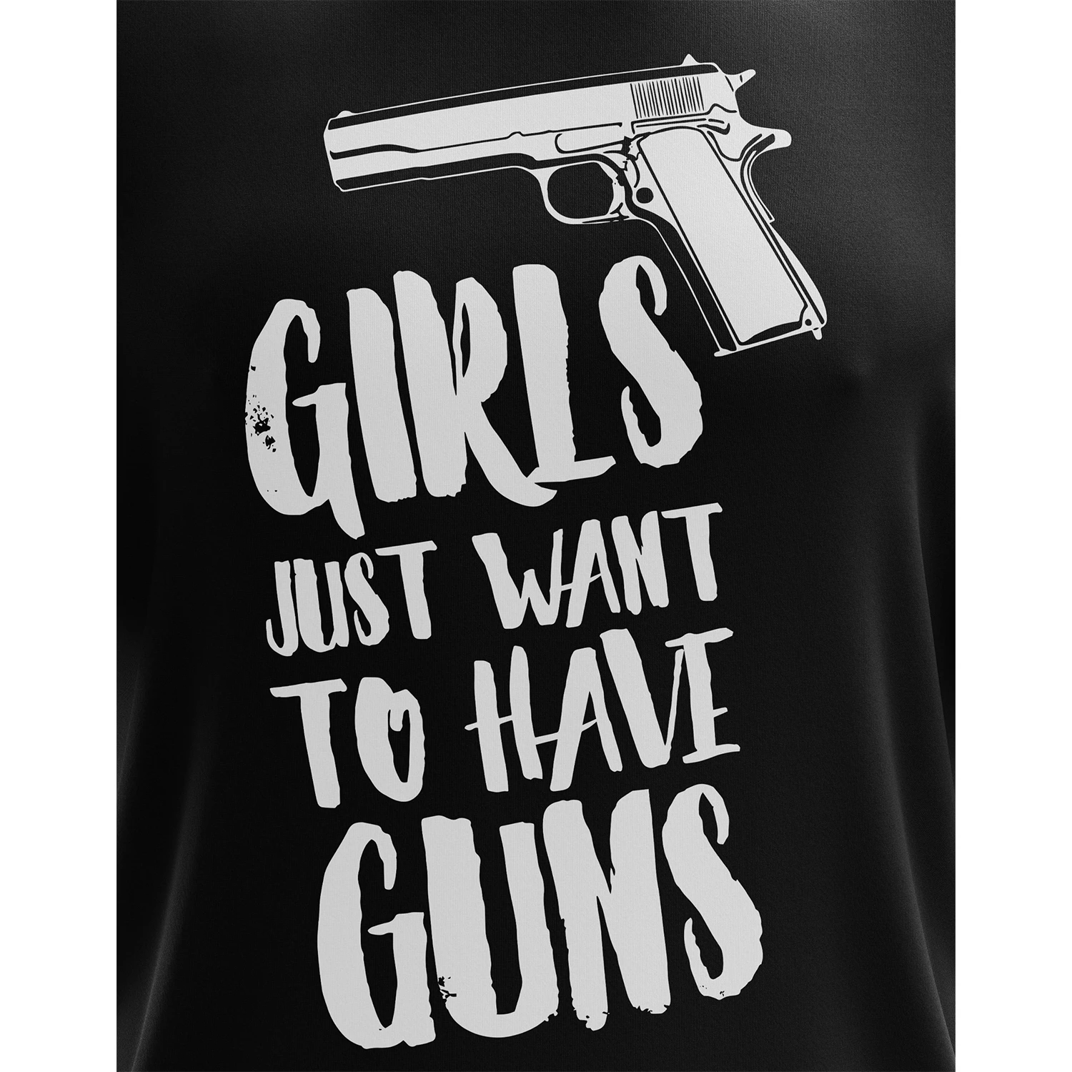 Girls Just Want To Have Guns Short Sleeve Shirt - Image 3