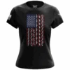 American Flag In Guns - Patriotic Colors Women's Short Sleeve Shirt