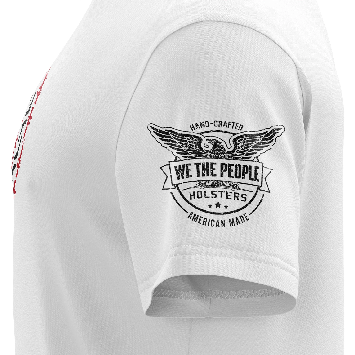 American Flag In Guns - Patriotic Colors Short Sleeve Shirt - Image 10