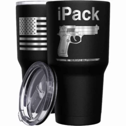IPACK + American Flag Stainless Steel Tumbler