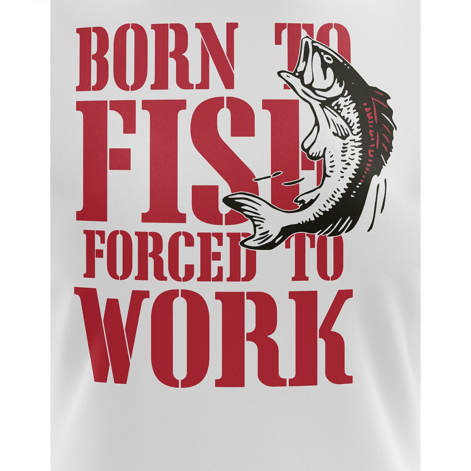 Born To Fish Forced To Work Women's Short Sleeve Shirt - Image 9