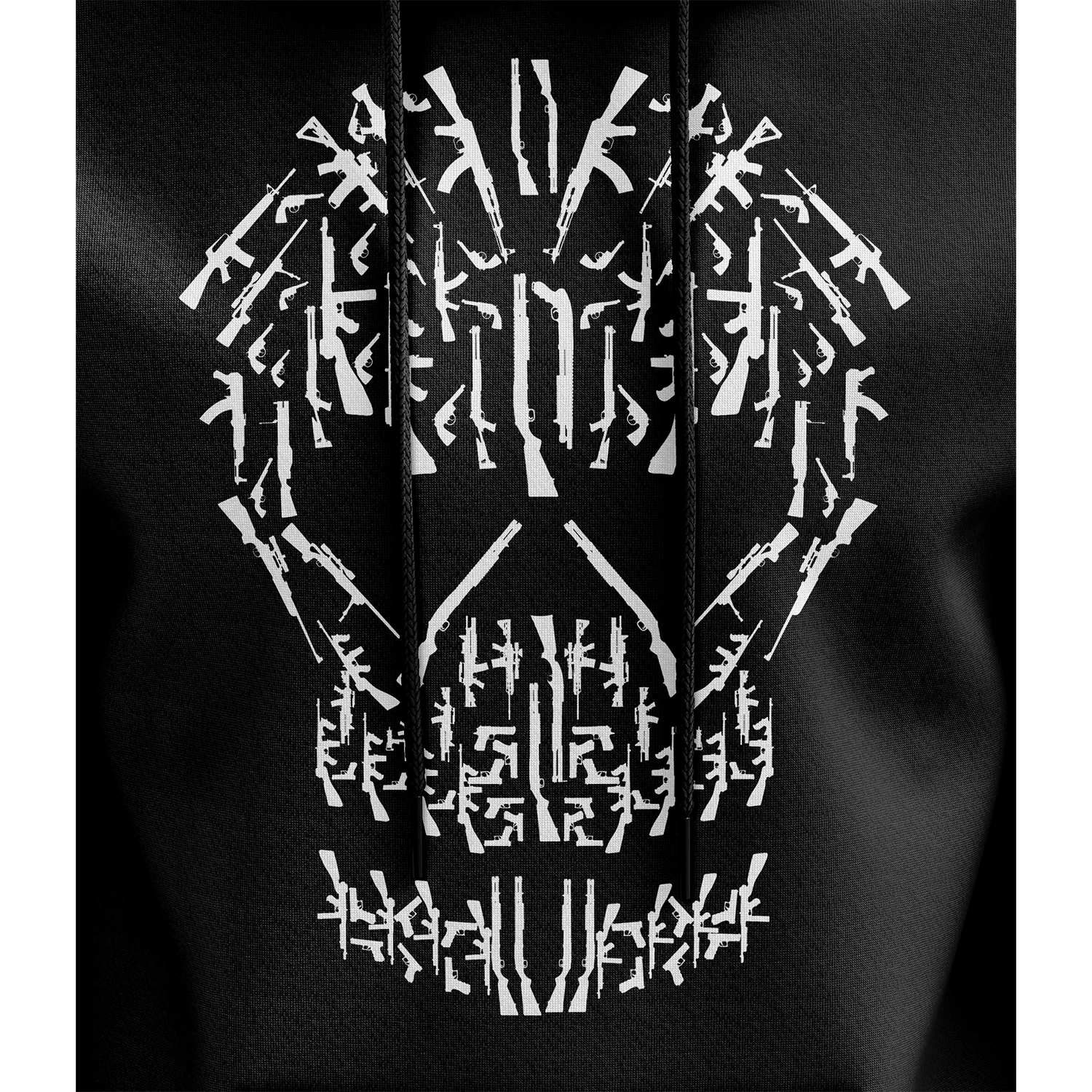 Gun Skull Hoodie - Image 3