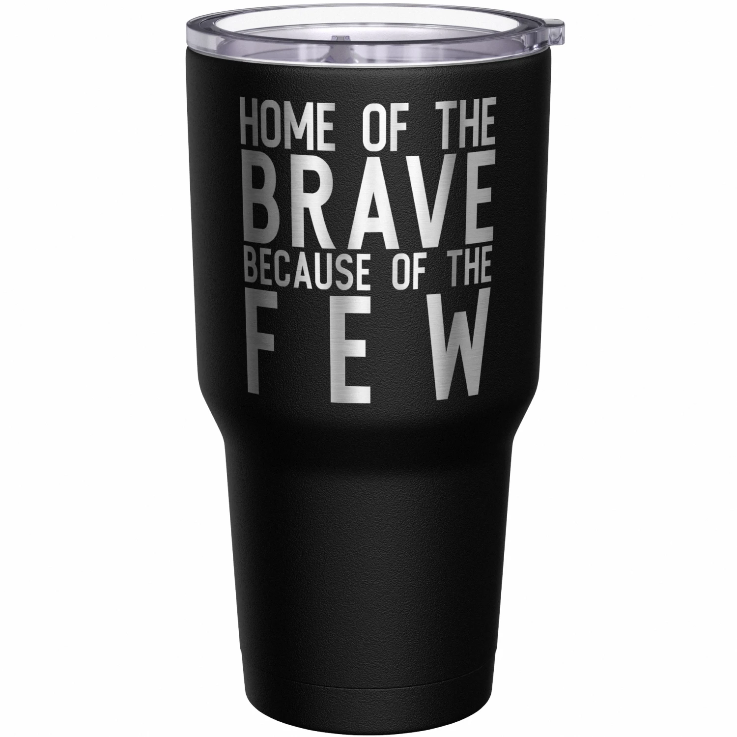 Home Of The Brave + American Flag Stainless Steel Tumbler - Image 2