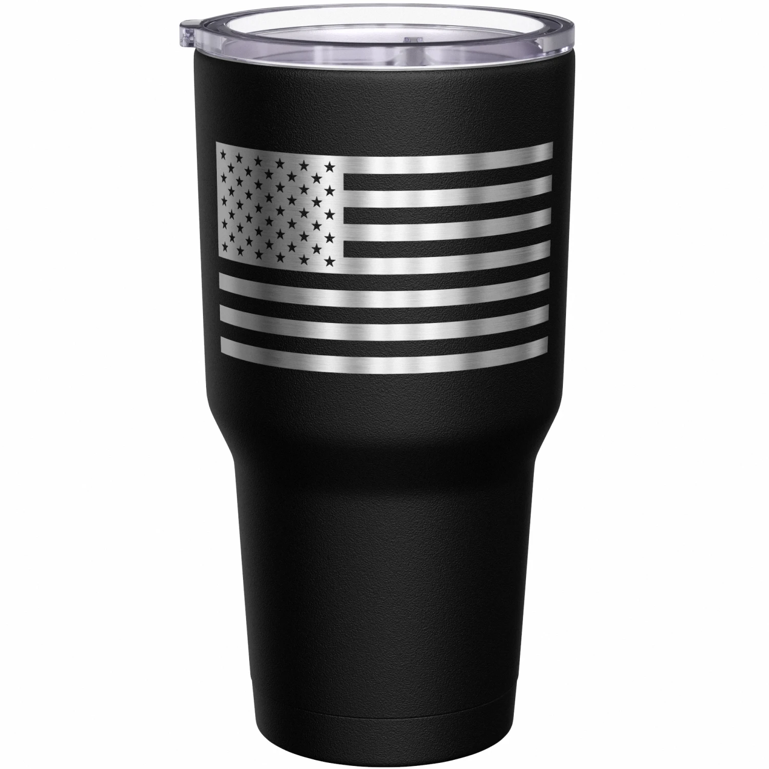 Home Of The Brave + American Flag Stainless Steel Tumbler - Image 4