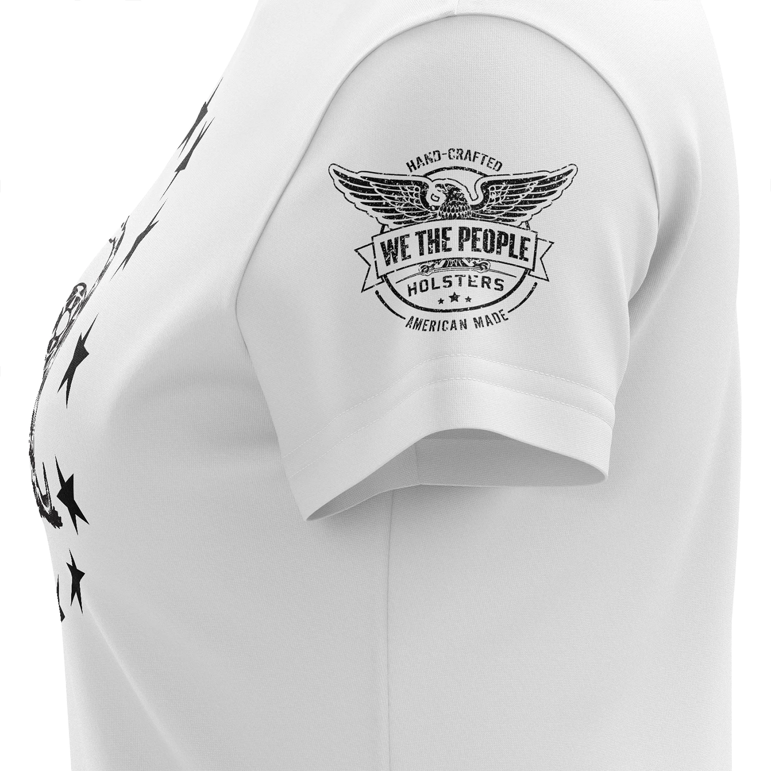 Betsy Ross Gadsden Flag Women's Short Sleeve Shirt - Image 10