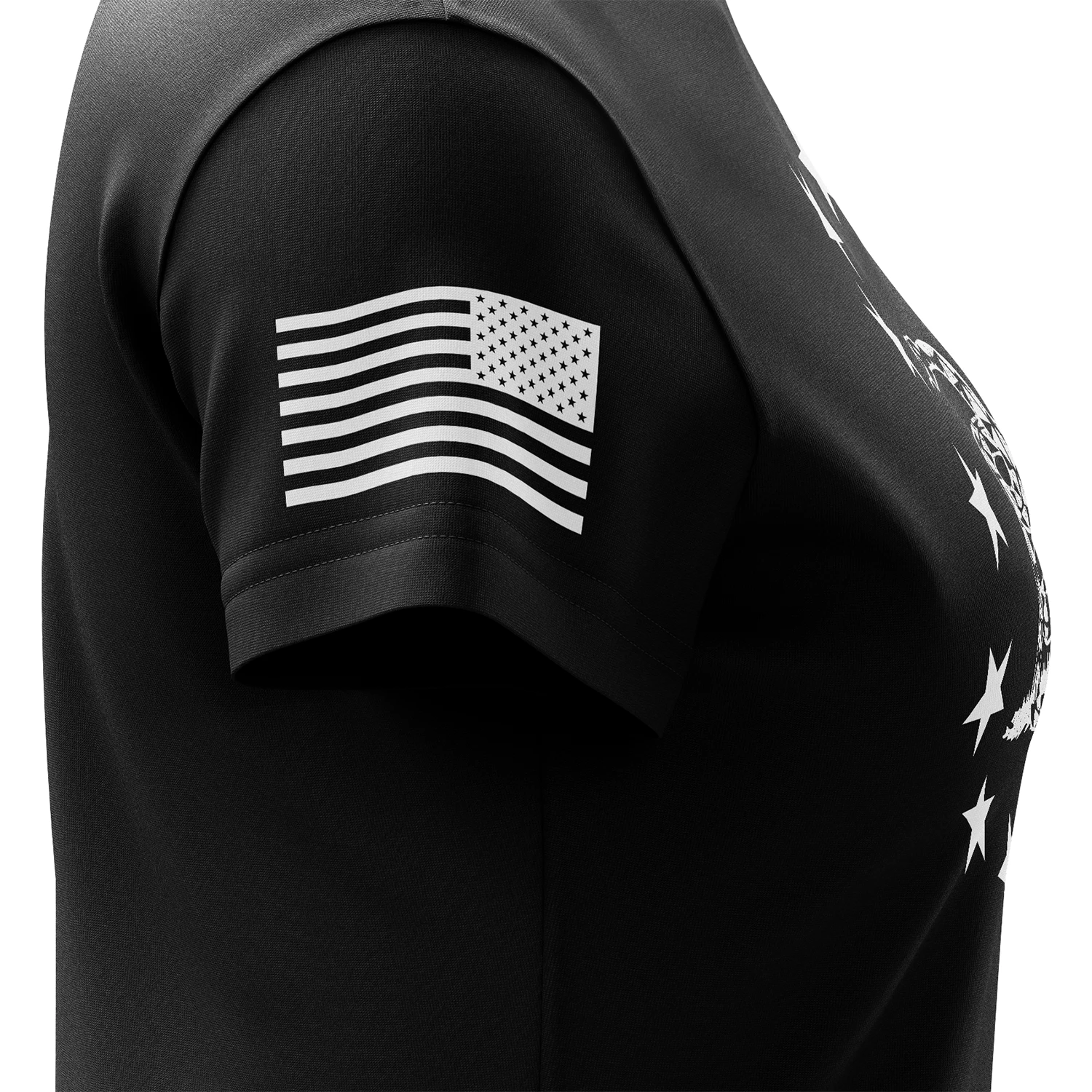 Betsy Ross Gadsden Flag Women's Short Sleeve Shirt - Image 5