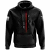 Thin Red Line Flag Hoodie