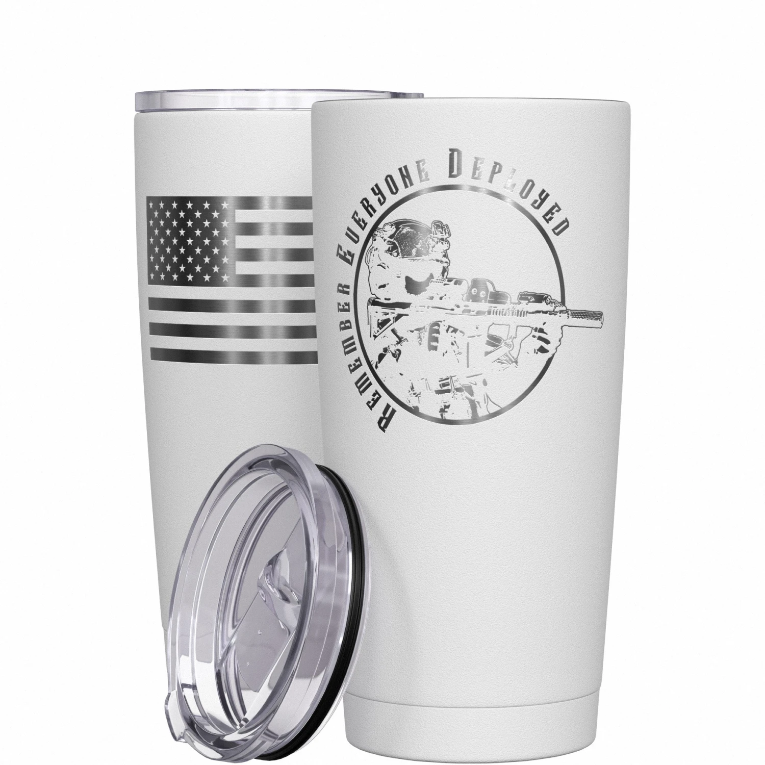 Remember Everyone Deployed (R.E.D.) Stainless Steel Tumbler - Image 12