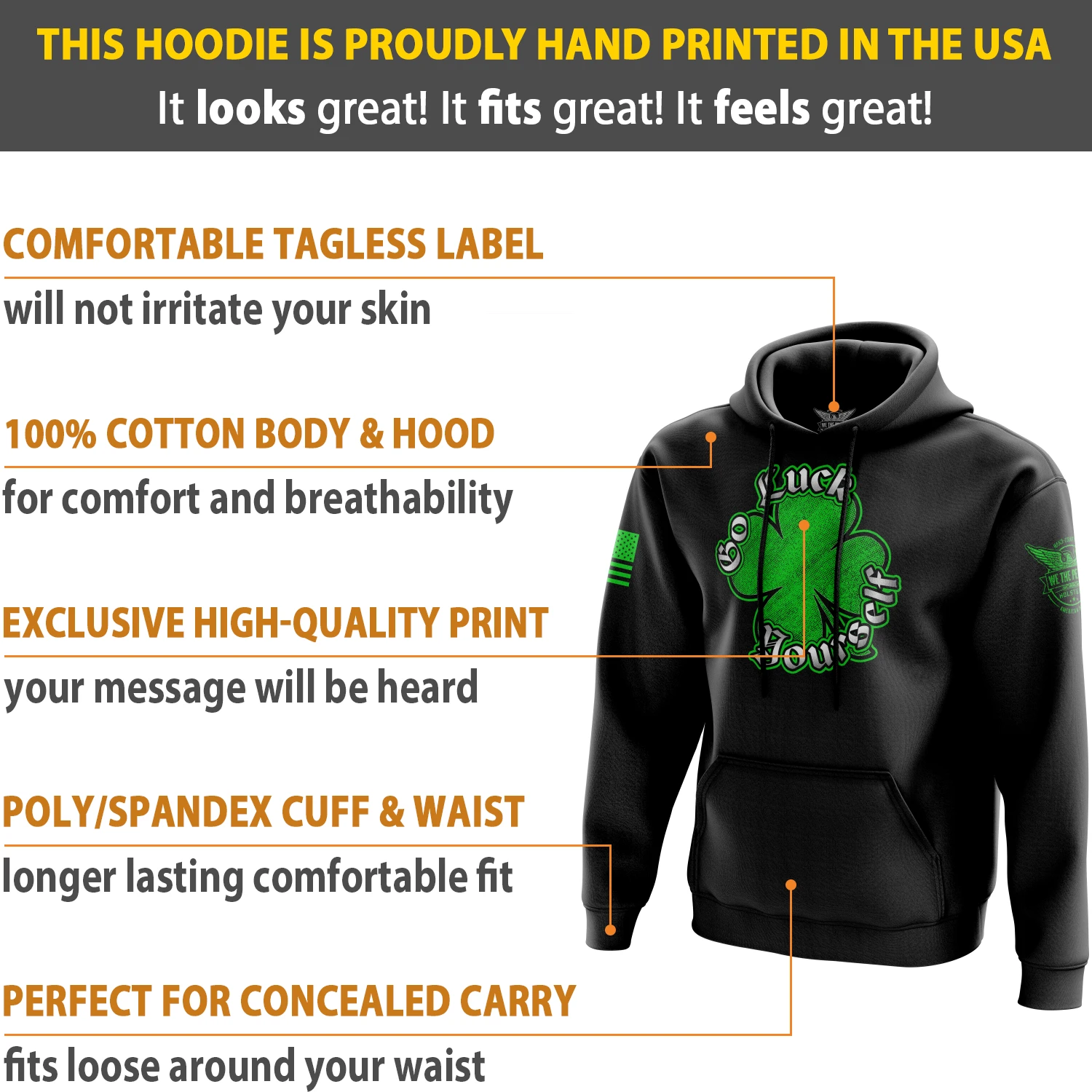Go Luck Yourself Hoodie - Image 5