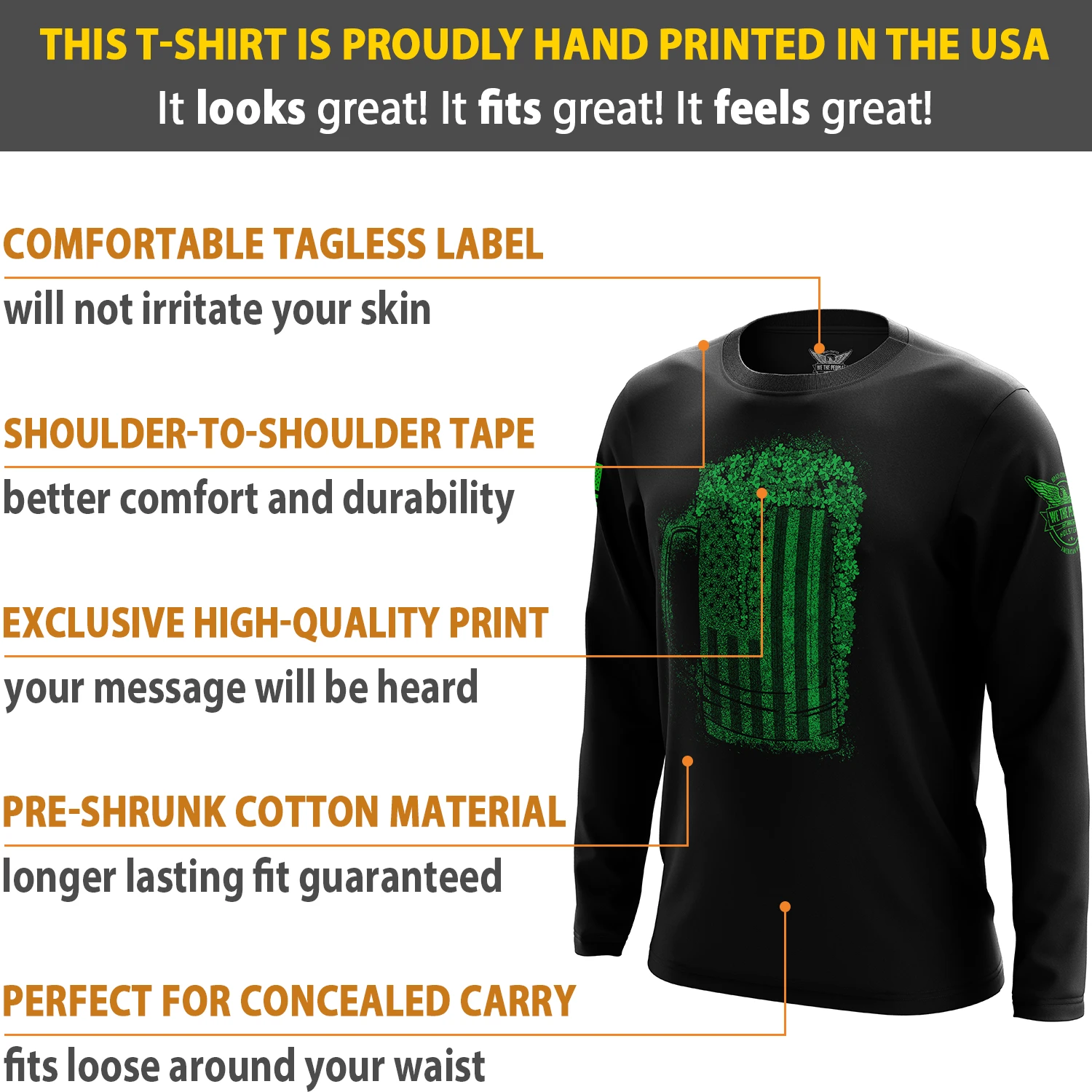 American Irish Long Sleeve Shirt - Image 6