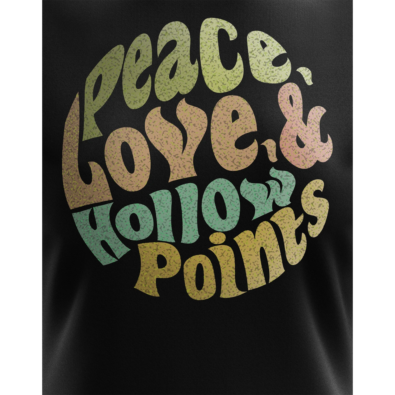 Peace, Love, & Hollow Points Women's Short Sleeve Shirt - Image 3