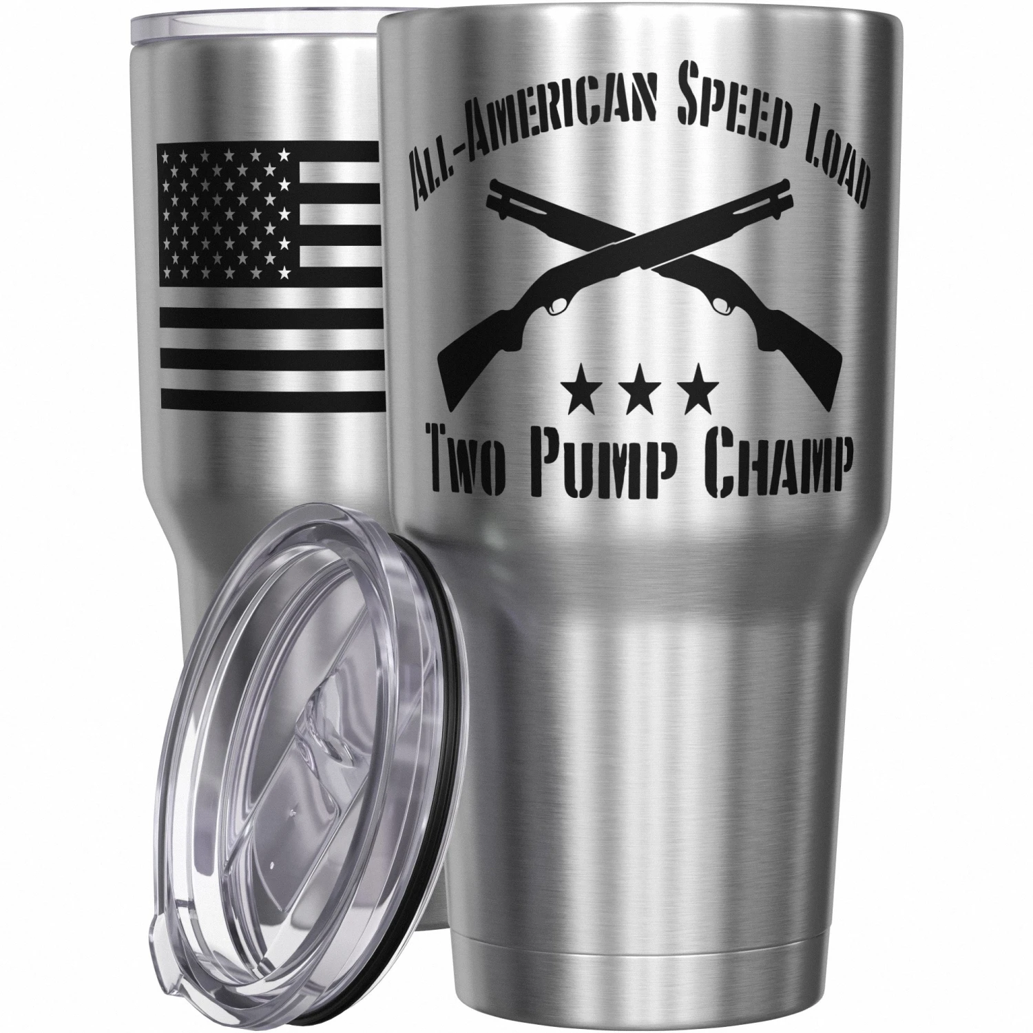 Two Pump Champ Stainless Steel Tumbler - Image 7