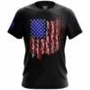 American Flag In Guns 2.0 Short Sleeve Shirt