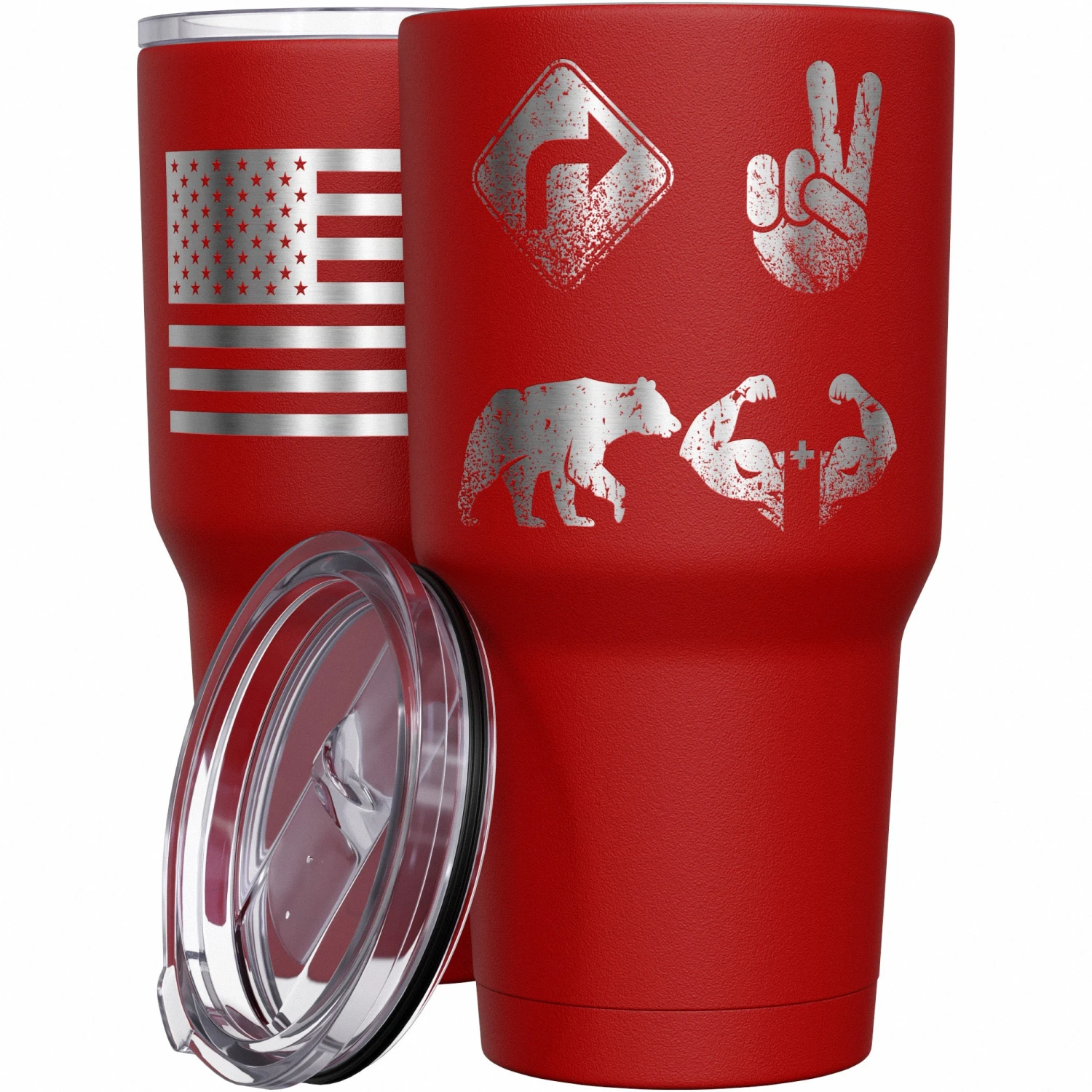Right 2 Bear Arms Stainless Steel Tumbler - Image 8