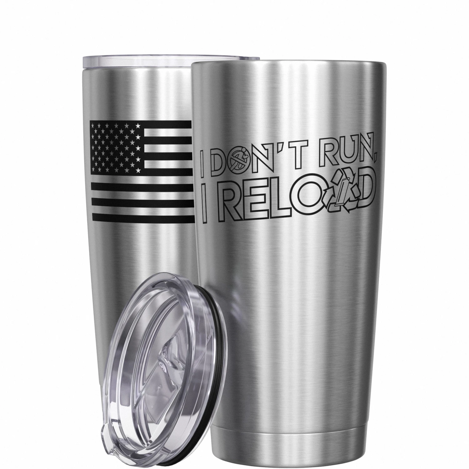 I Don't Run Stainless Steel Tumbler - Image 11