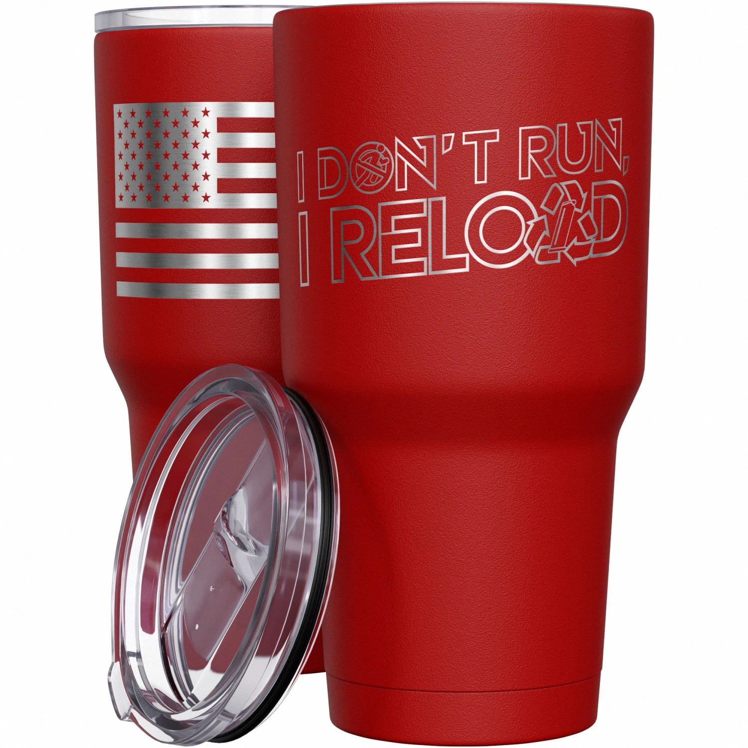 I Don't Run Stainless Steel Tumbler - Image 8