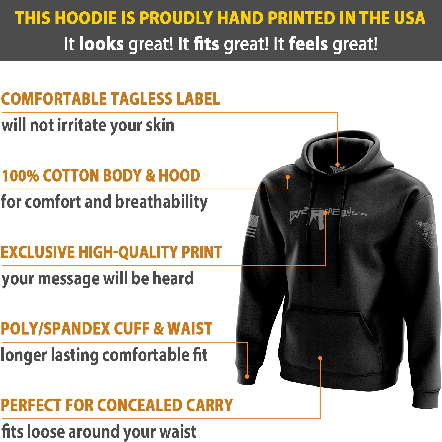 We The People AR-15 Hoodie - Image 10