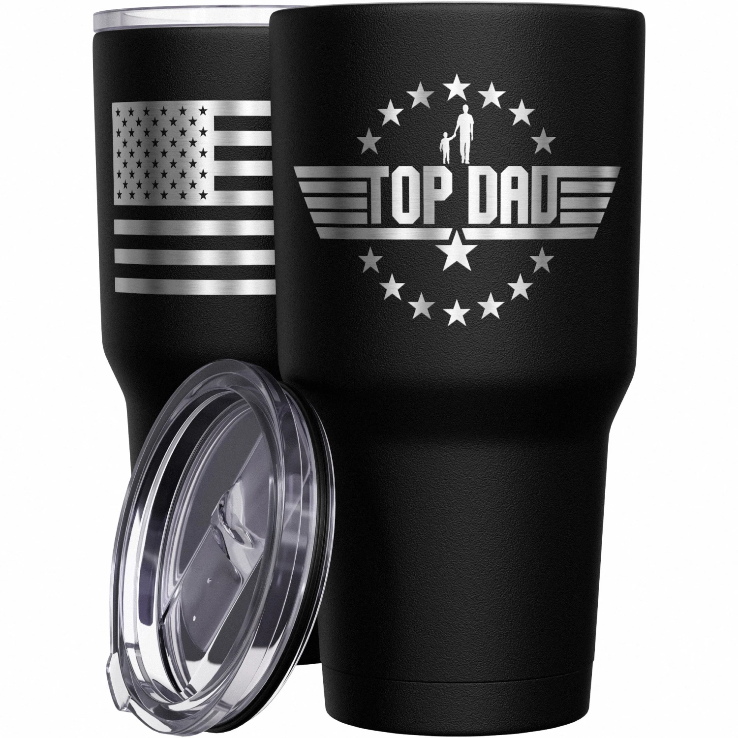 Top Dad Stainless Steel Tumbler
