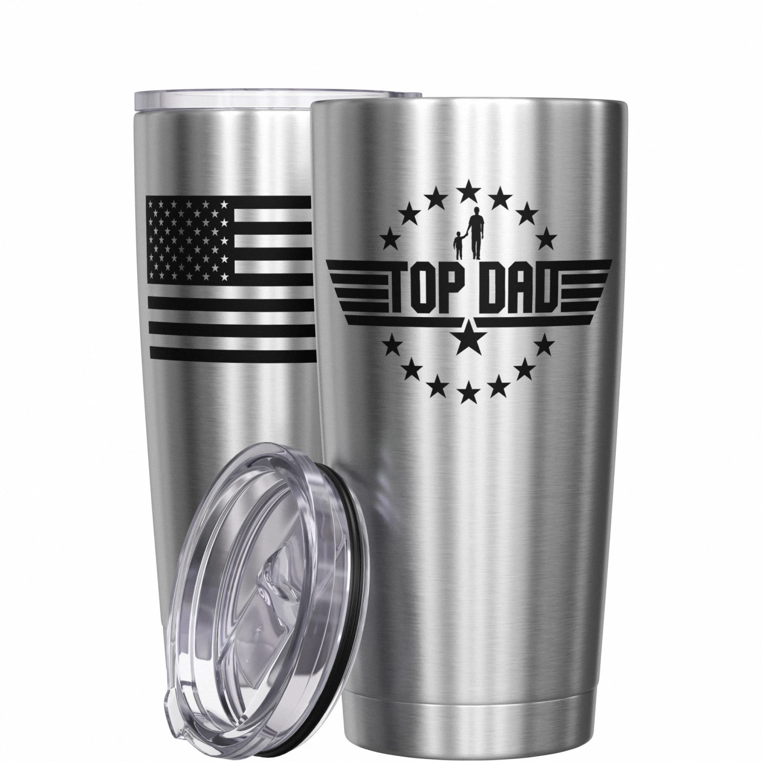 Top Dad Stainless Steel Tumbler - Image 11