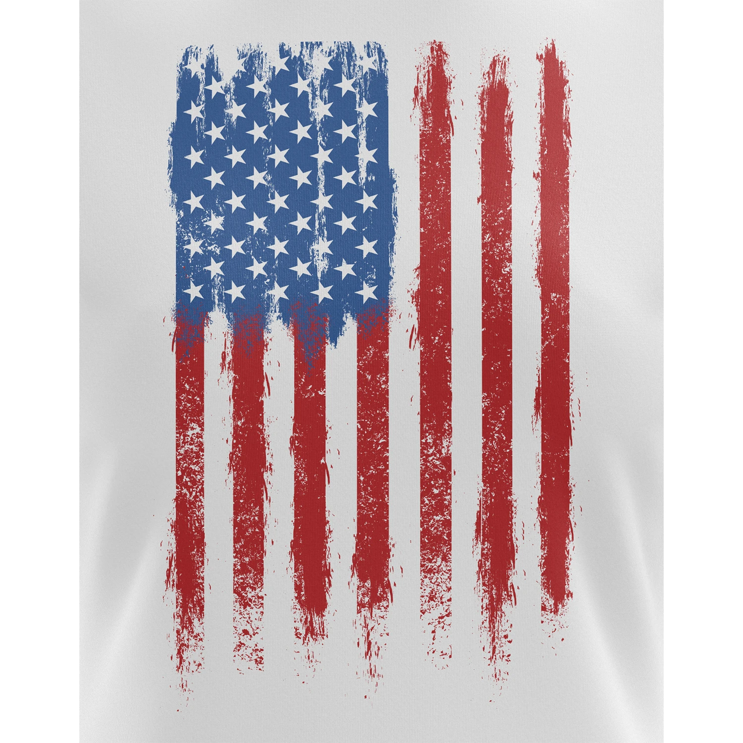 Fresh Paint American Flag Women's Short Sleeve Shirt - Image 3