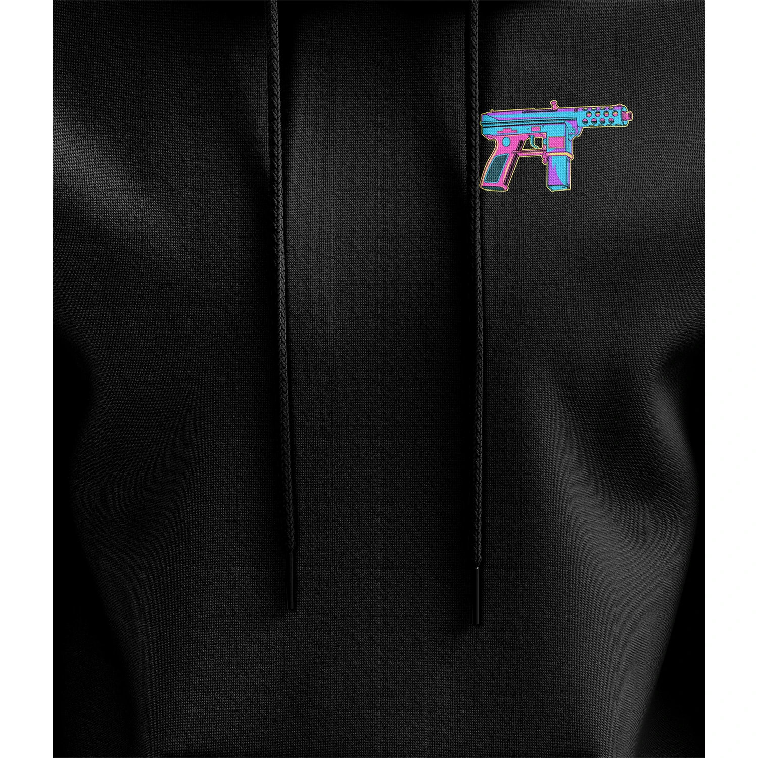 Retro Wave Tec9 Hoodie - Image 4