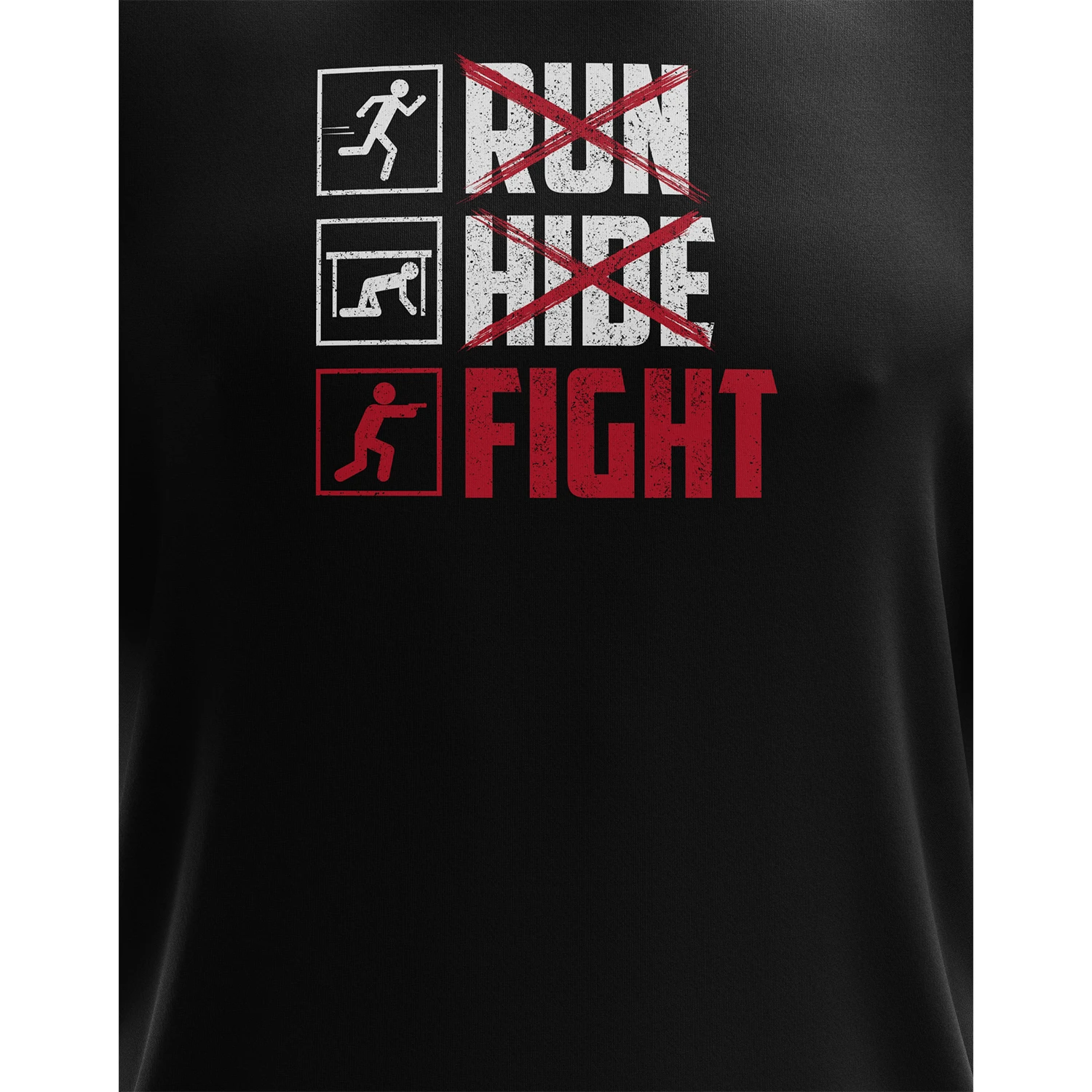 Run Hide Fight Short Sleeve Shirt - Image 3