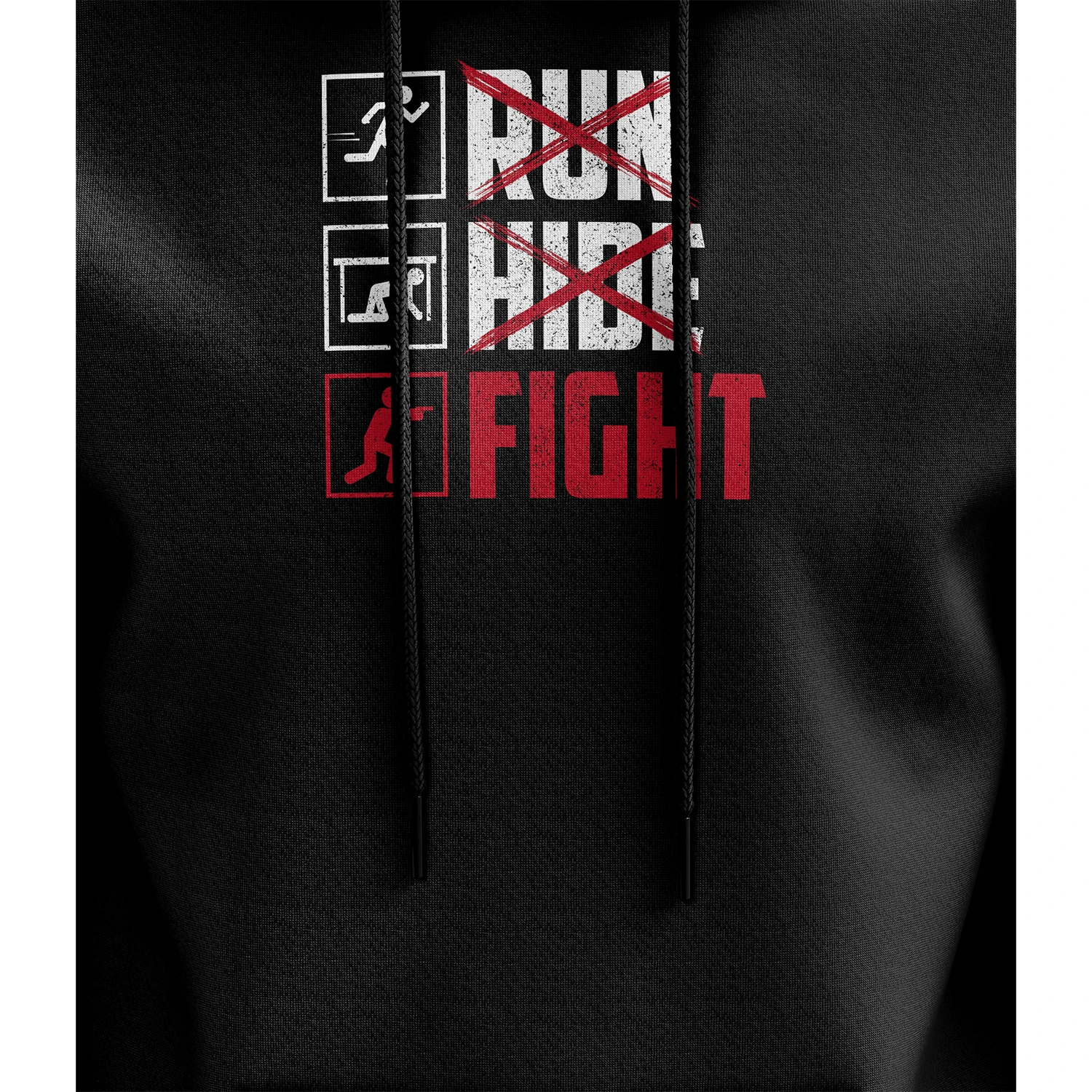 Run Hide Fight Hoodie - Image 3
