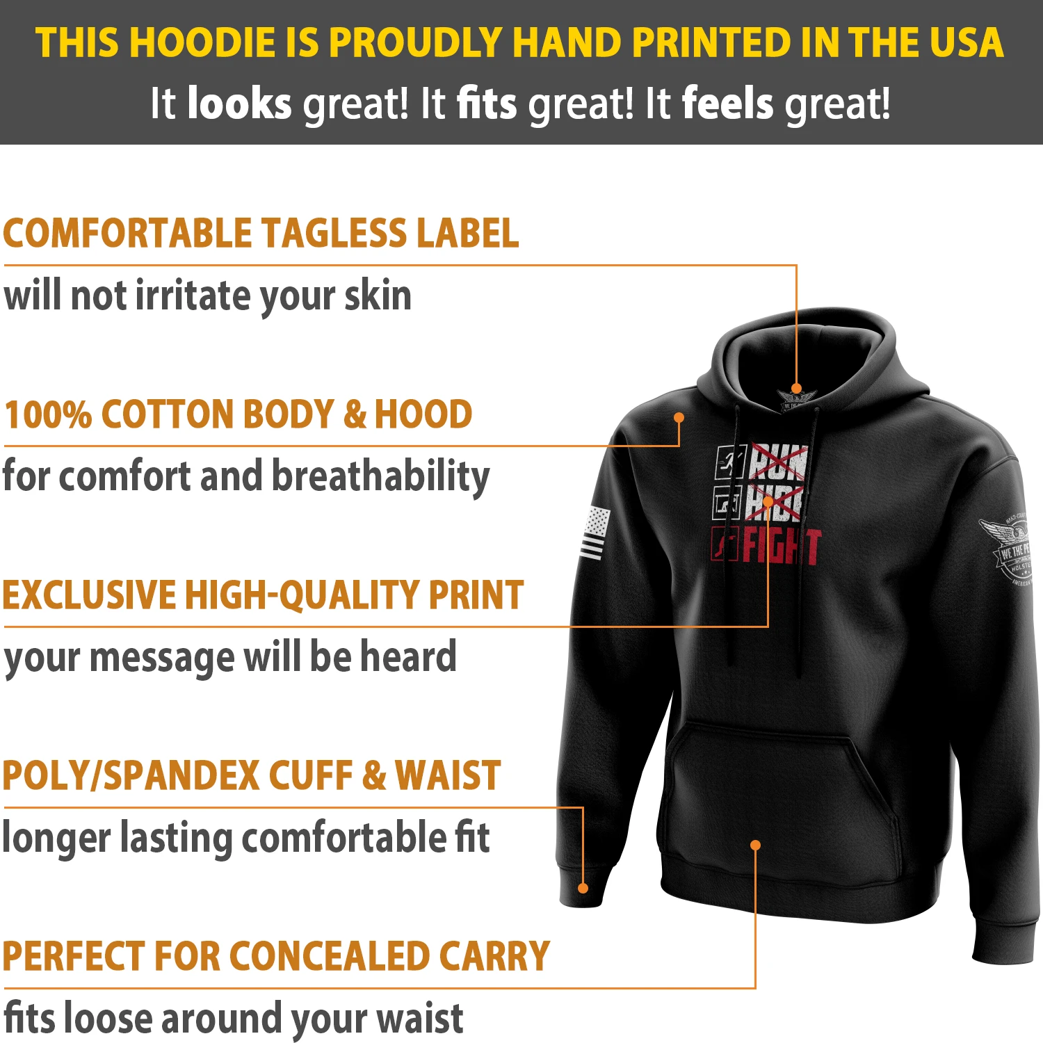 Run Hide Fight Hoodie - Image 5