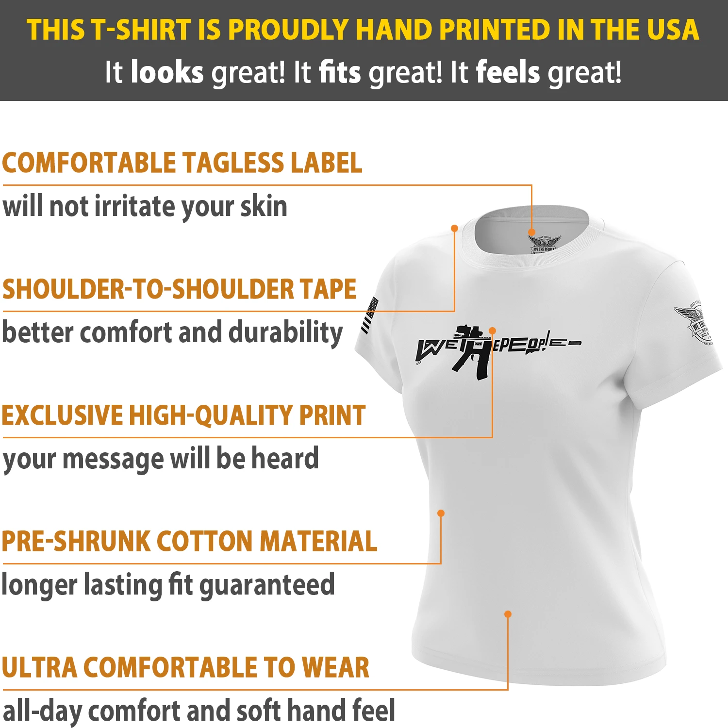 We The People AR-15 V2 Women's Short Sleeve Shirt - Image 12