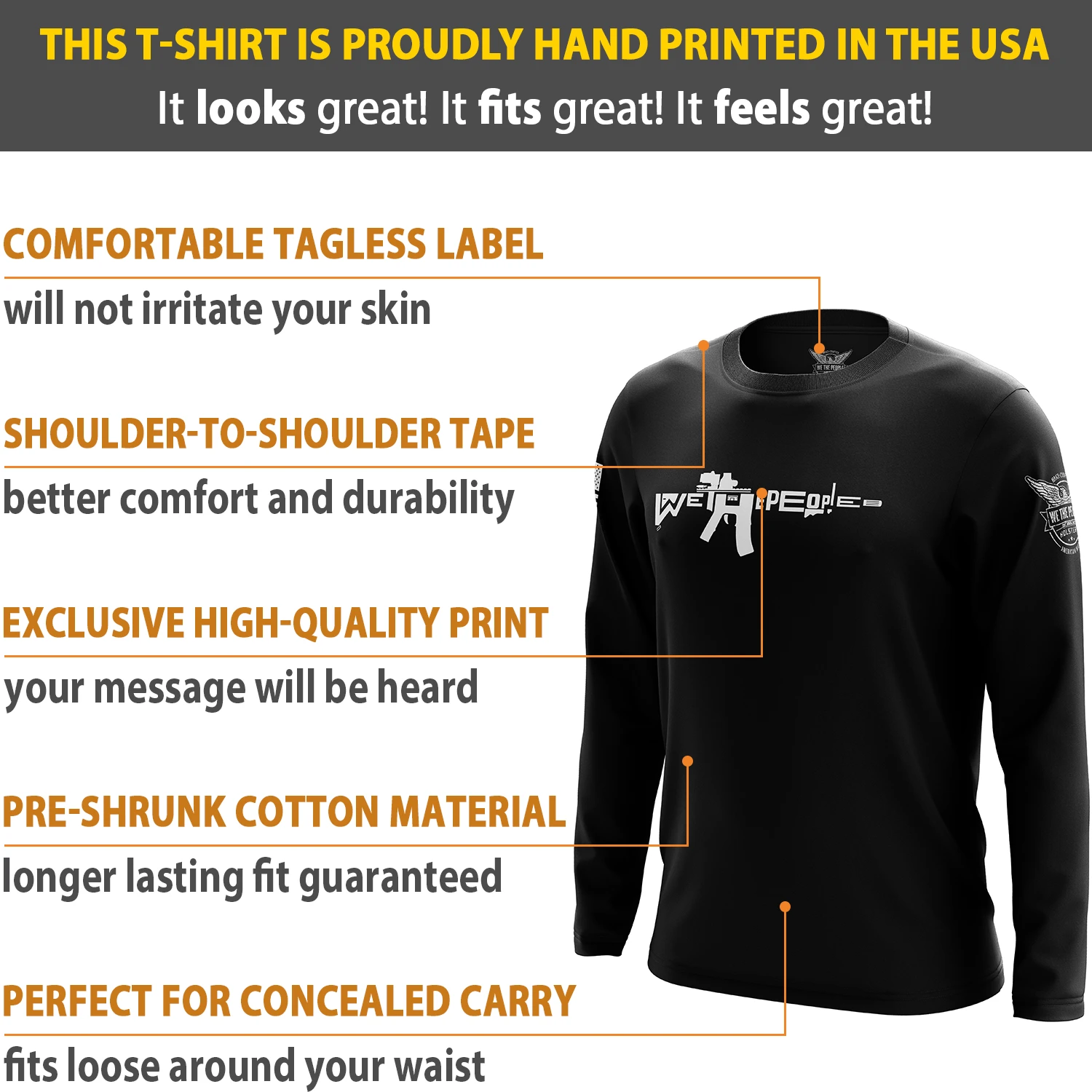 We The People AR-15 V2 Long Sleeve Shirt - Image 6