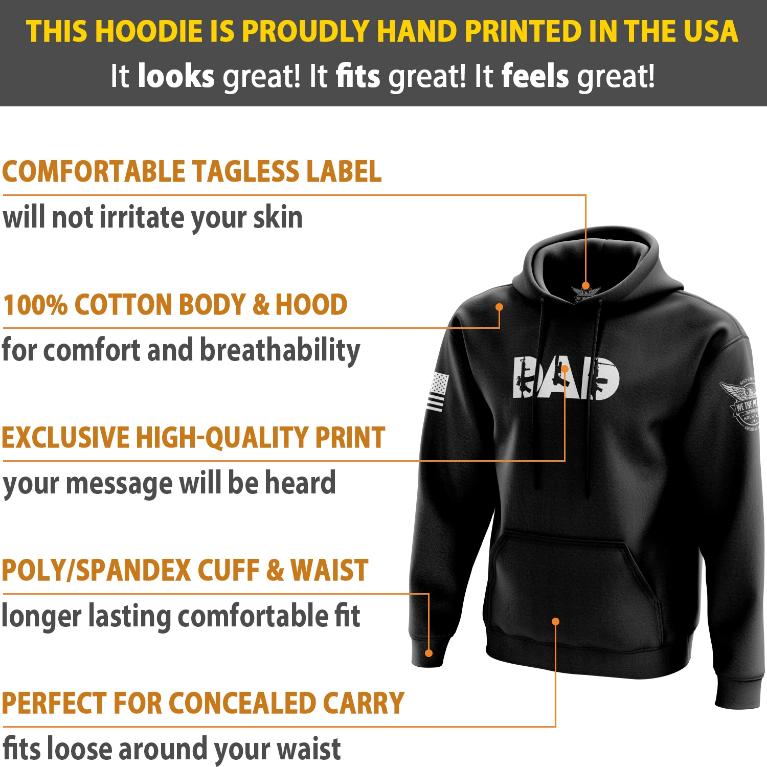 Gun Dad Hoodie - Image 5