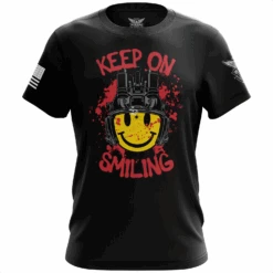 Tactical Smiley Face Short Sleeve Shirt