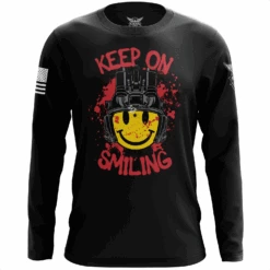 Tactical Smiley Face Long Sleeve Shirt