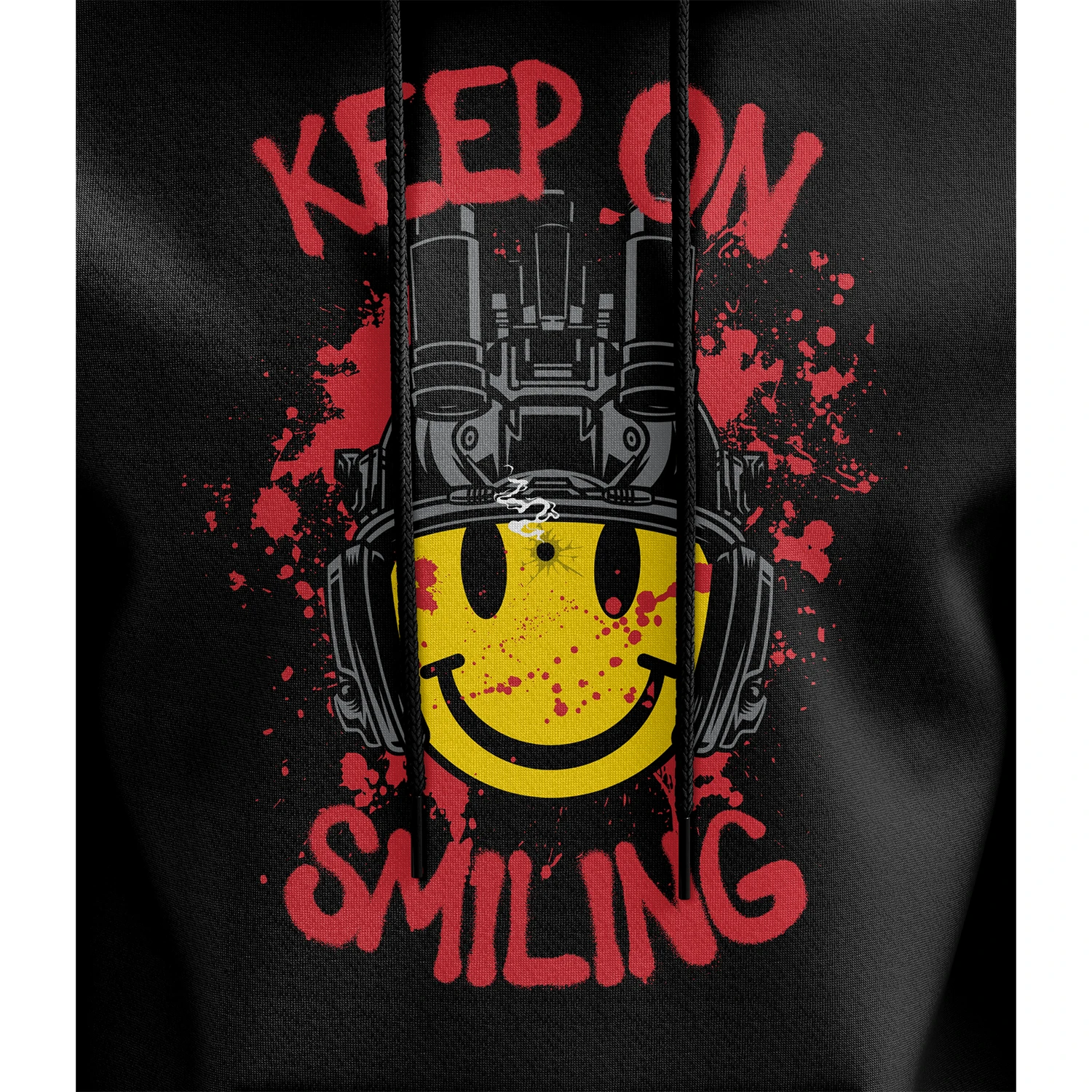 Tactical Smiley Face Hoodie - Image 3