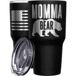 Momma Bear Stainless Steel Tumbler