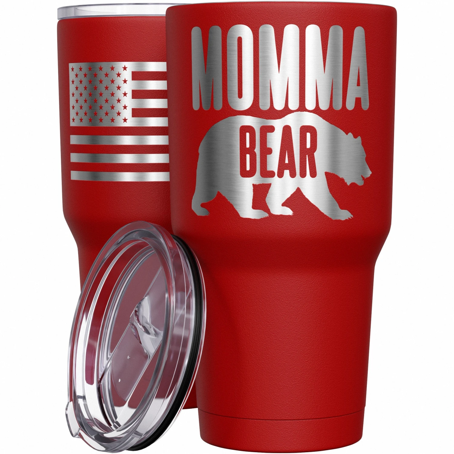 Momma Bear Stainless Steel Tumbler - Image 8