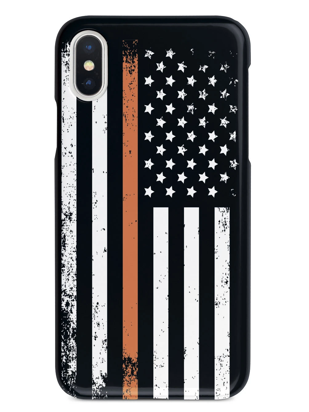 Downward American Flag - Thin Orange Line Case - Image 2