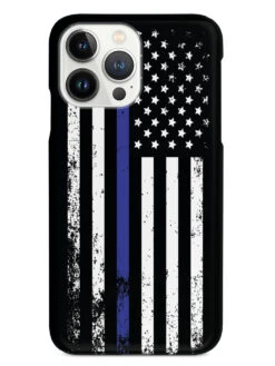 Downward American Flag - Thin Blue Line Case