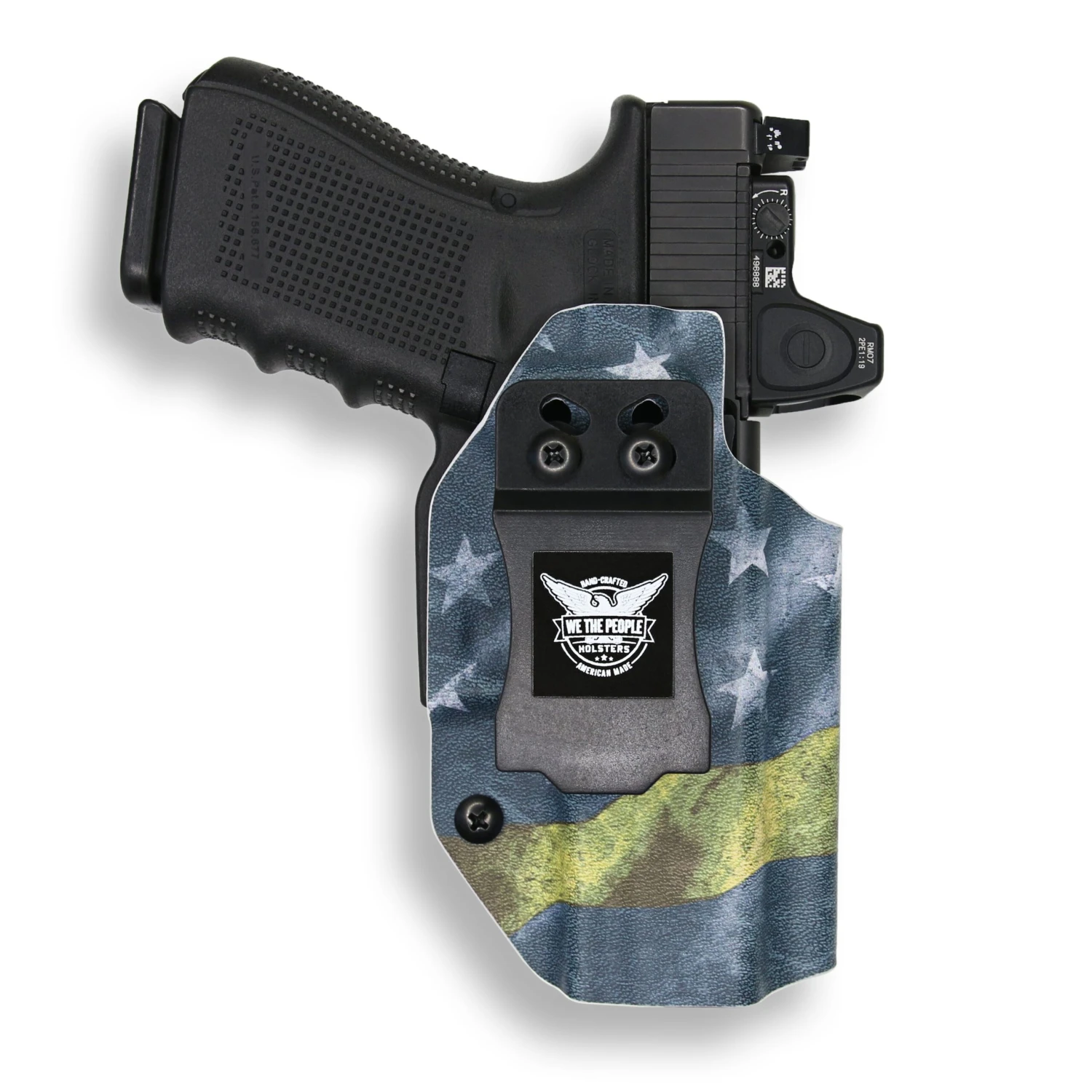 Glock 19/19X MOS With Streamlight TLR-7/7A/7X Light Red Dot Optic Cut IWB Holster - Image 17