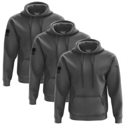 Basic - Charcoal + Black Hoodie Bundle (3 Pack)