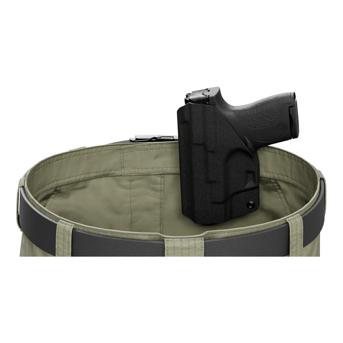 Black Custom Kydex IWB Holster For Concealed Carry - Image 7