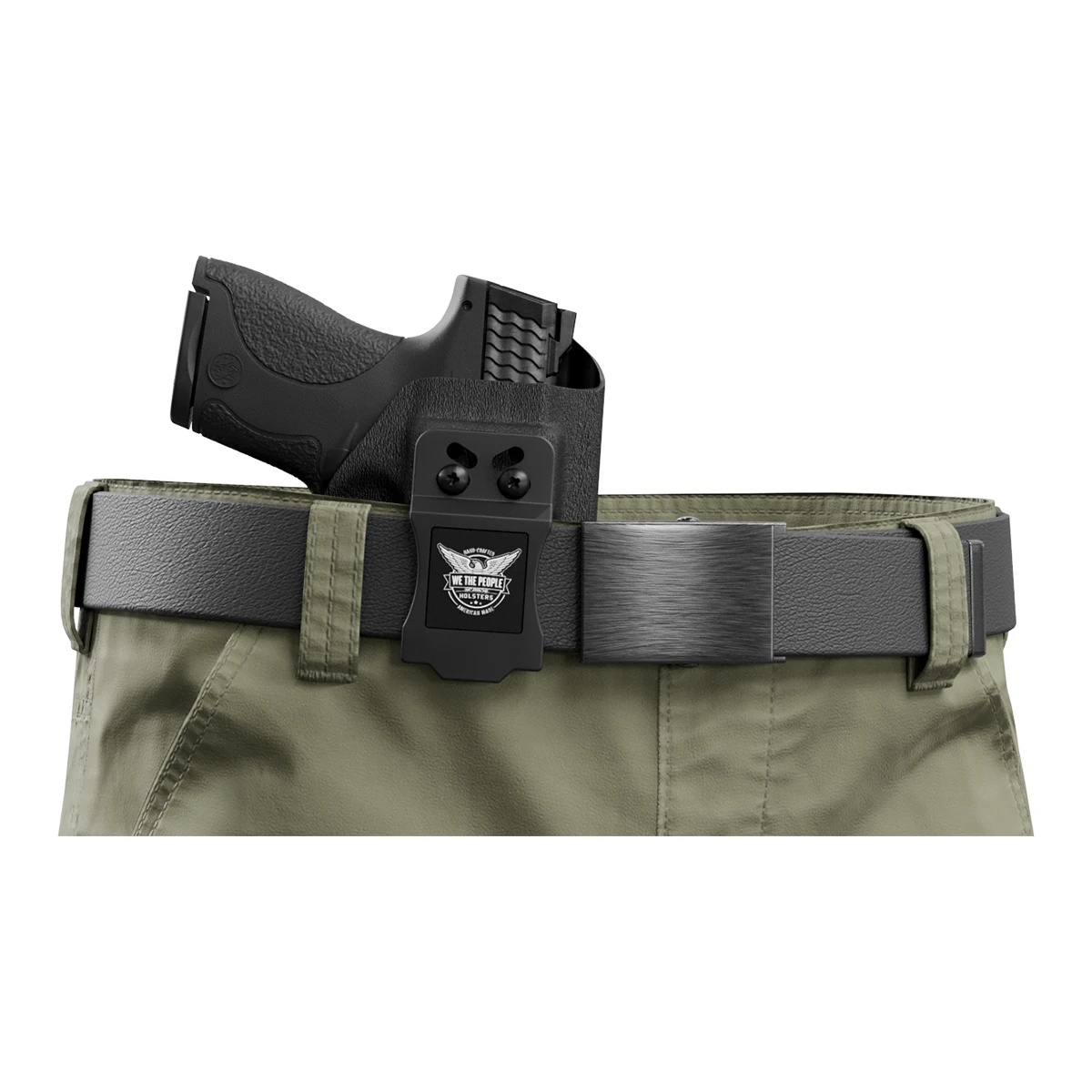 Black Custom Kydex IWB Holster For Concealed Carry - Image 5