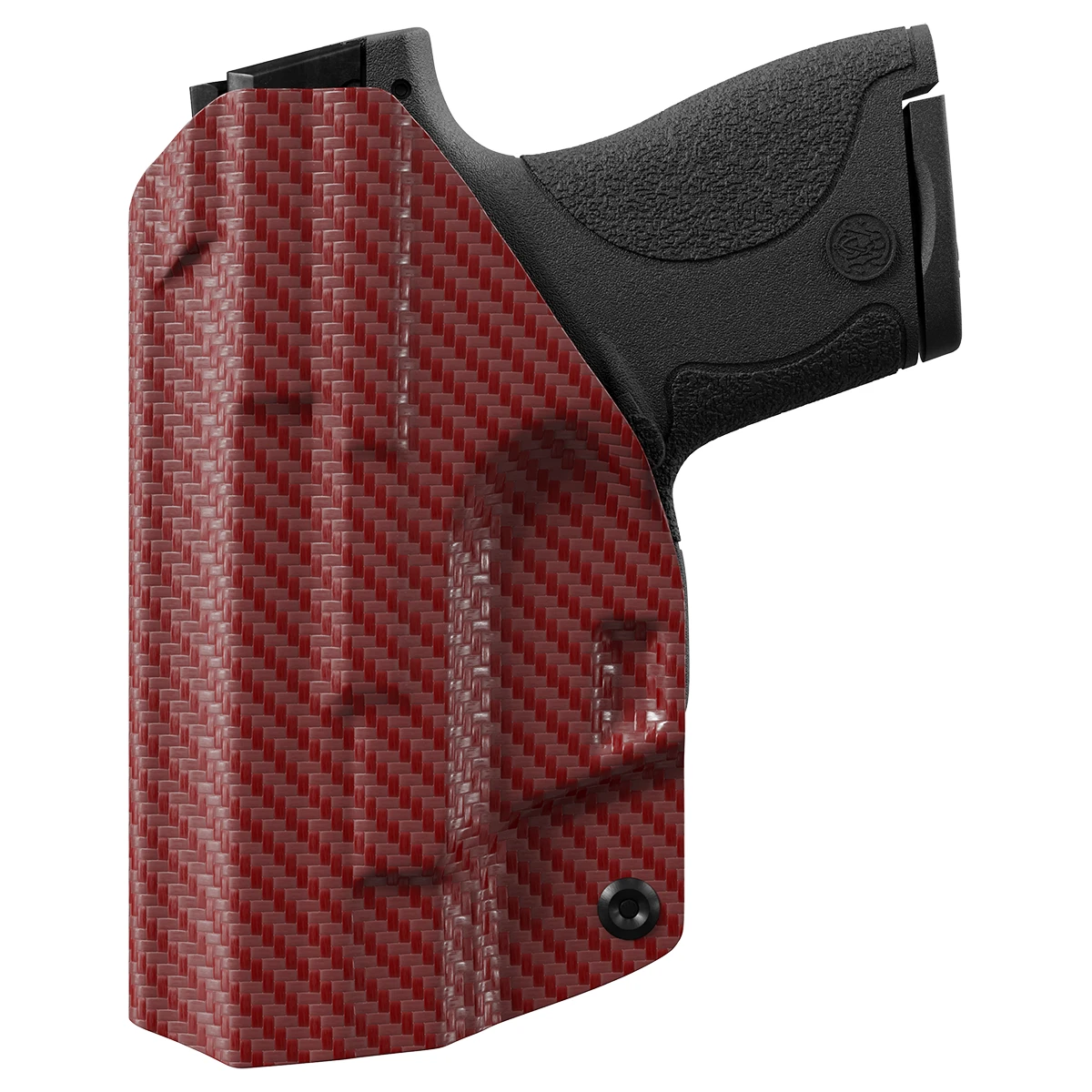 Red Carbon Fiber Custom Kydex IWB Holster For Concealed Carry - Image 3